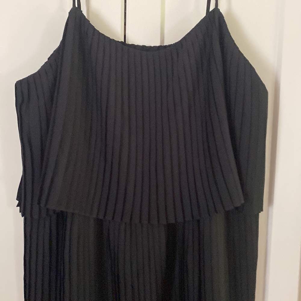 Pleated Black Dress by Merona